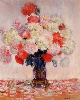 尅勞德 莫奈 Vase of Peonies